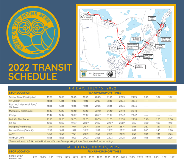 City Bus Schedule