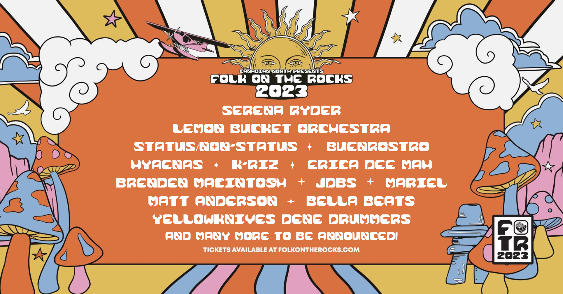 Here are our first wave of artists for the 2023 Festival!